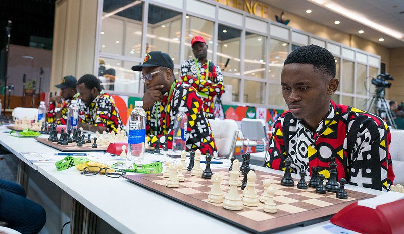 Angola was all the rave with their beautiful shirts against the U.S. Photo by Lennart Ootes